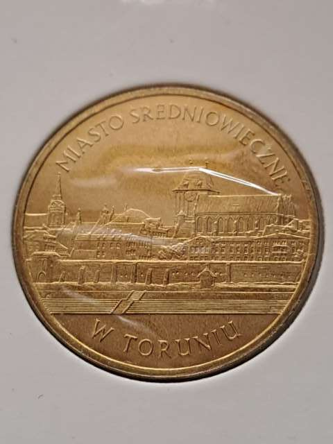 2 zł Miasta Średniowieczne w Toruniu 2007 r