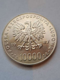 10 000 zł Jan Paweł II 1987 r