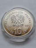 10 zł Jan II Kazimierz 2000 r półpostać