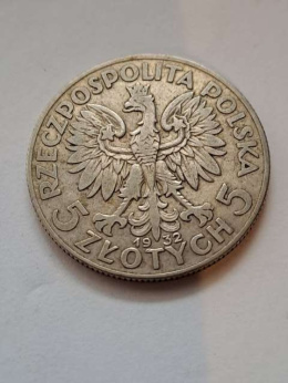 5 zł Głowa Kobiety 1932 r