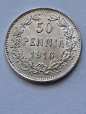 Finlandia 50 Pennia Mikołaj II 1916 r