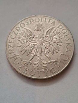 10 zł Głowa Kobiety 1933 r