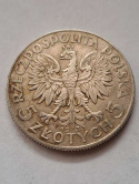 5 zł Głowa Kobiety 1933 r