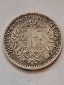 Austria 10 Krajcarow Franciszek Józef I 1872 r