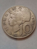 Austria 10 Schillng 1958 r