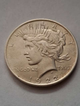 USA Dollar Peace 1922 r