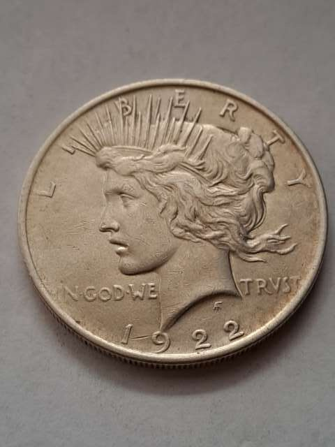 USA Dollar Peace 1922 r