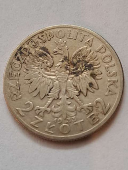 2 zł Głowa Kobiety 1933 r