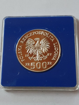 500 zł XV Igrzyska Olimpijskie Calgary 1987 r