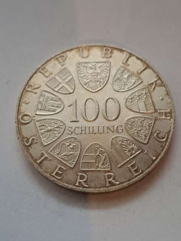 Austria 100 Schilling 1976 r