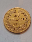 Francja 20 Franków Louis Philippe I 1840 r