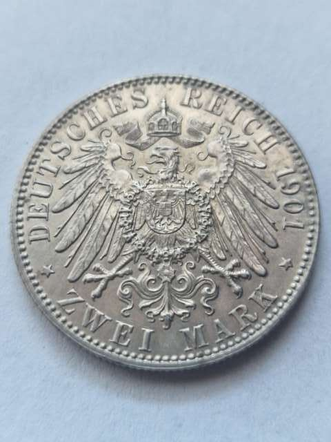 Niemcy 2 Marki Prusy 1901 r