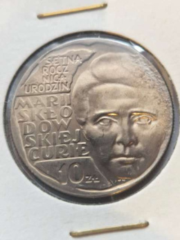 10 zł Maria Skłodowska-Curie 1967 r