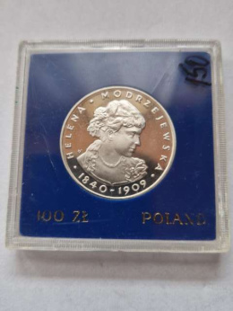 100 zł Helena Modrzejewska 1975 r