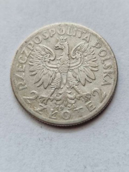 2 zł Głowa Kobiety 1934 r