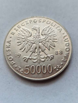 50 tys Józef Piłsudski 1988 r