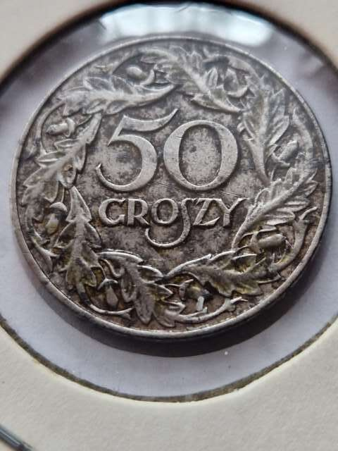 Generalna Gubernia 50 Groszy 1938 r znak