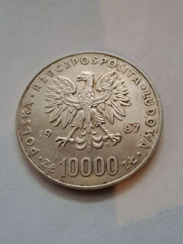 10 000 zł Jan Paweł II 1987 r