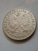 10 zł Głowa Kobiety 1932 r bez znaku