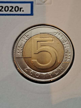 5 złotych 2020 r