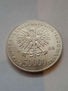 50 tys Józef Piłsudski 1988 r