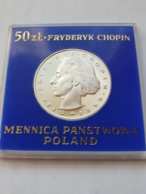 50 zł Fryderyk Chopin 1972 r