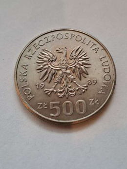 500 zł Władysław II Jagiełło 1989 r