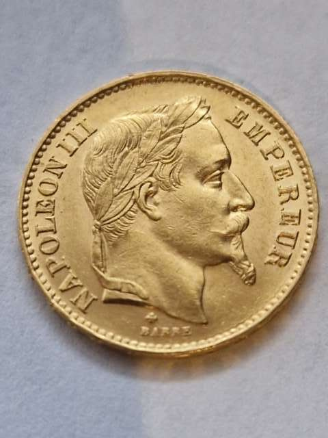 Francja 20 Franków Napoleon III 1869 r