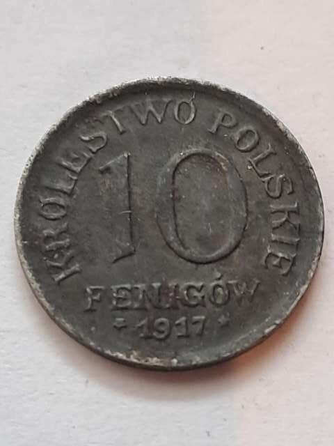 Królestwo Polskie 10 Fenigów 1917 r