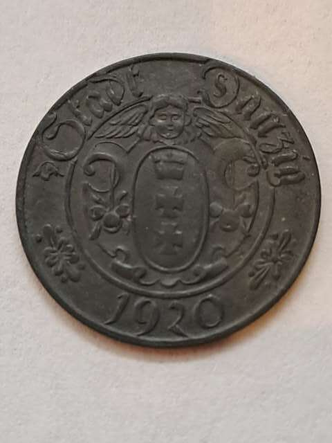 WMG 10 Fenigów Duże Cyfry 1920