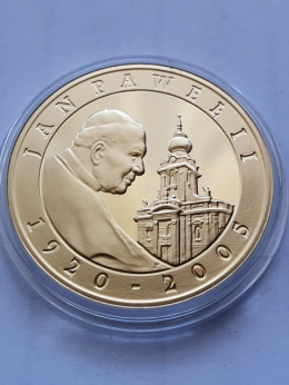 10 zł Jan Paweł II 2005 r plater