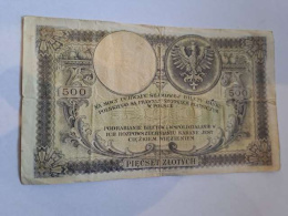 Banknot 500 złotych 1919 r seria SA