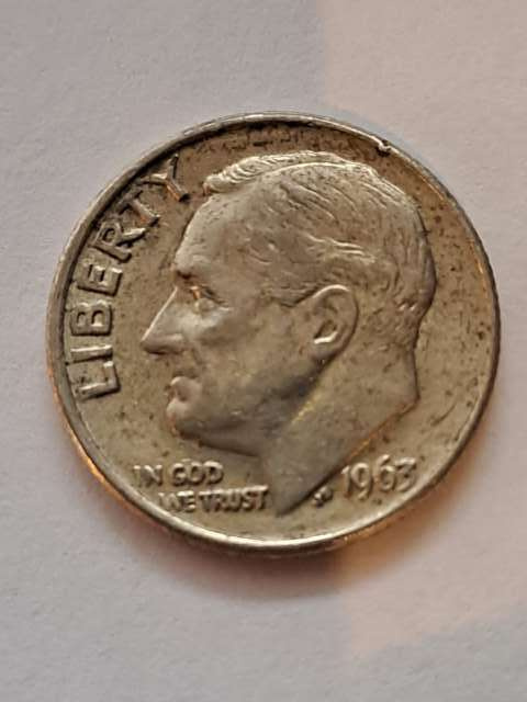 USA 10 Centów Roosevelt 1963 r