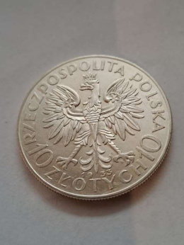 10 zł Głowa Kobiety 1933 r