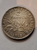 Francja 2 Franki 1918 r