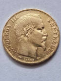 Francja 20 Franków Napoleon III 1855 r