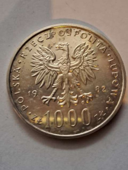 1000 zł Jan Paweł II 1982 r