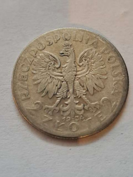 2 zł Głowa Kobiety 1934 r