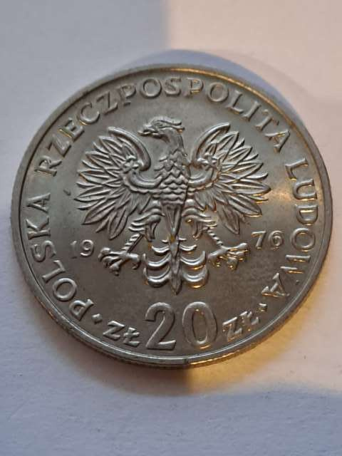 20 zł Marceli Nowotko 1976 r bez znaku