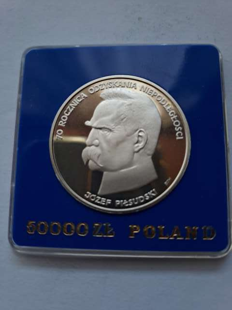 50 tys Józef Piłsudski 1988 r