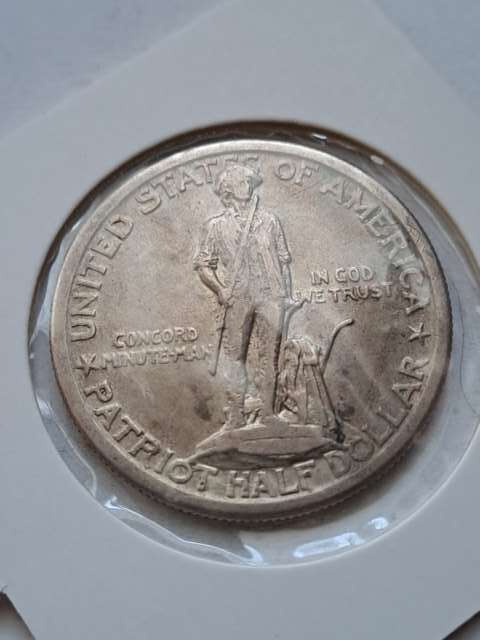 USA 1/2 Dollara Lexington 1925 r