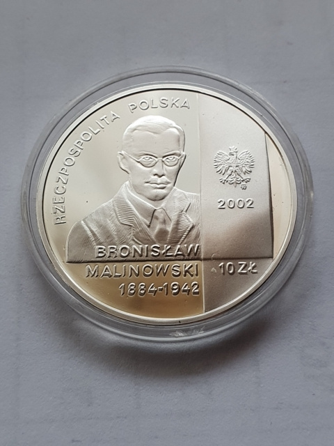 10 zł Bronisław Malinowski 2002 r