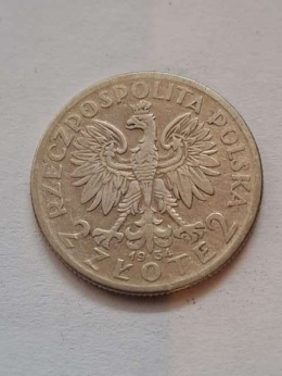 2 zł Głowa Kobiety 1934 r