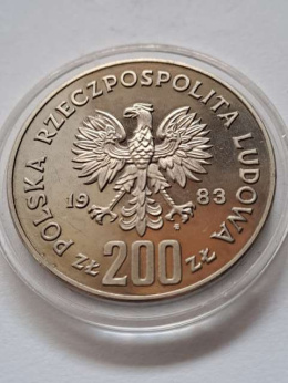 200 zł Jan III Sobieski 1983 r Nikiel