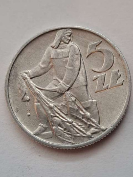 5 zł Rybak 1959 r