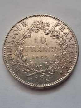 Francja 10 Franków Herkules 1965 r