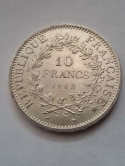 Francja 10 Franków Herkules 1968 r