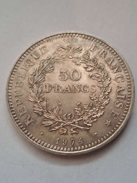 Francja 50 Franków Herkules 1974 r