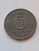 Królestwo Polskie 5 Fenigów 1918 r