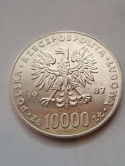 10 000 zł Jan Paweł II 1987 r